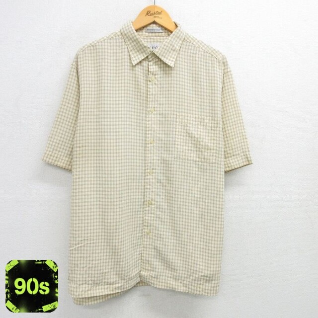 90s 半袖シャツ イエロー XL | 古着