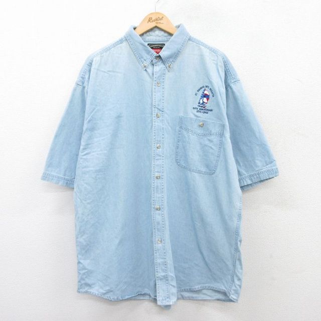 ラングラー 00s 半袖シャツ ヨット ネイビー XL | 古着