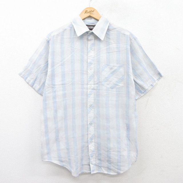 【50%OFF】シアーズ 80s 半袖シャツ ネイビーチェック XL | 古着