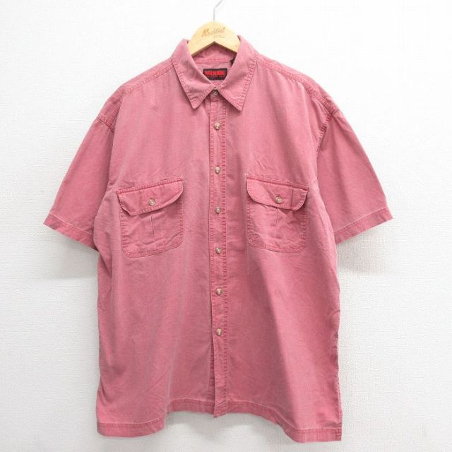 半袖シャツ ピンク XL | 古着