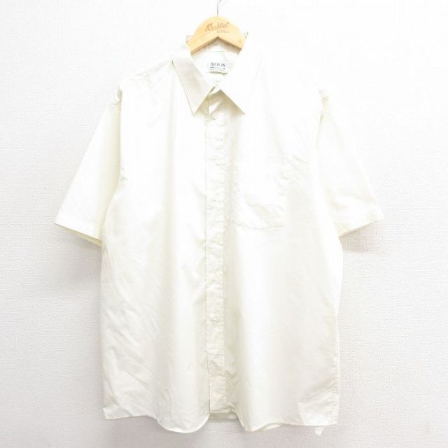 【50%OFF】アロー 90s 半袖シャツ ベージュ XL | 古着