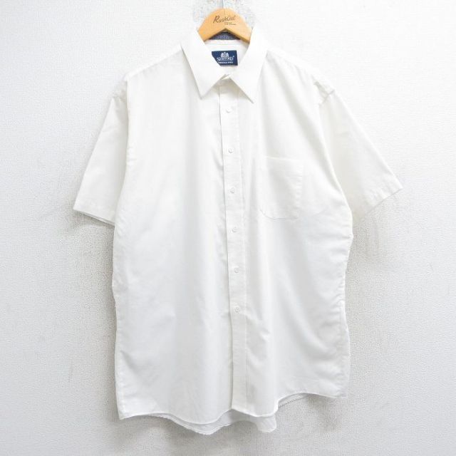 【50%OFF】90s 半袖シャツ ホワイト XL | 古着
