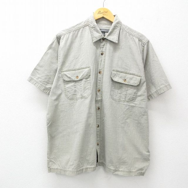 【50%OFF】半袖シャツ ベージュ XL | 古着