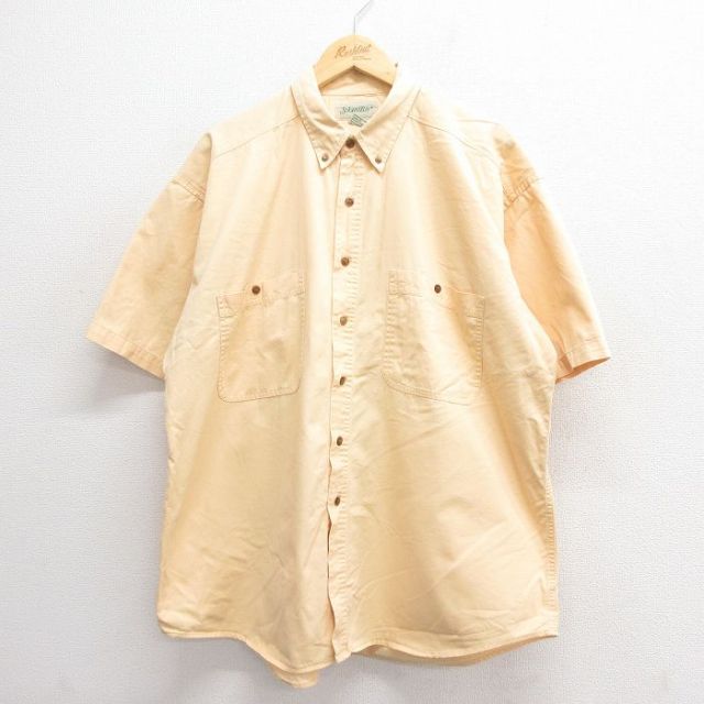 【50%OFF】セントジョンズベイ 90s 半袖シャツ イエロー XL | 古着