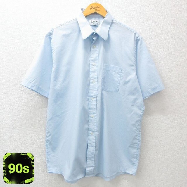 【50%OFF】アロー 90s 半袖シャツ ネイビー XL | 古着