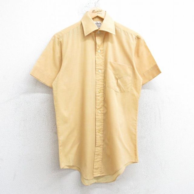 マルボロ 80s 半袖シャツ イエロー S | 古着