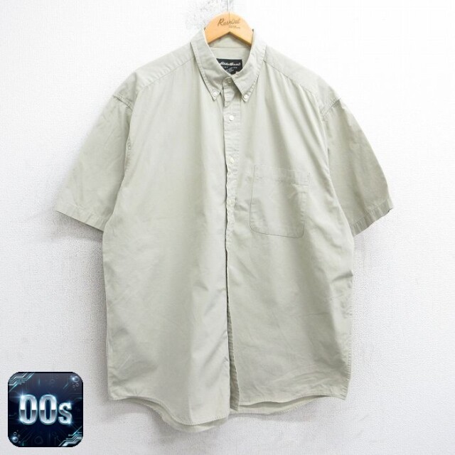【50%OFF】エディーバウアー 00s 半袖シャツ ベージュ XL | 古着