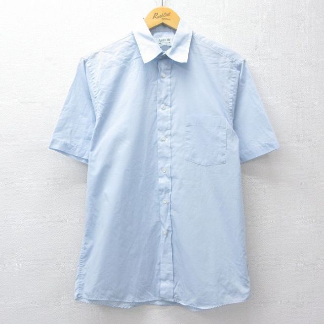アロー 90s 半袖シャツ ネイビー メンズM相当 | 古着