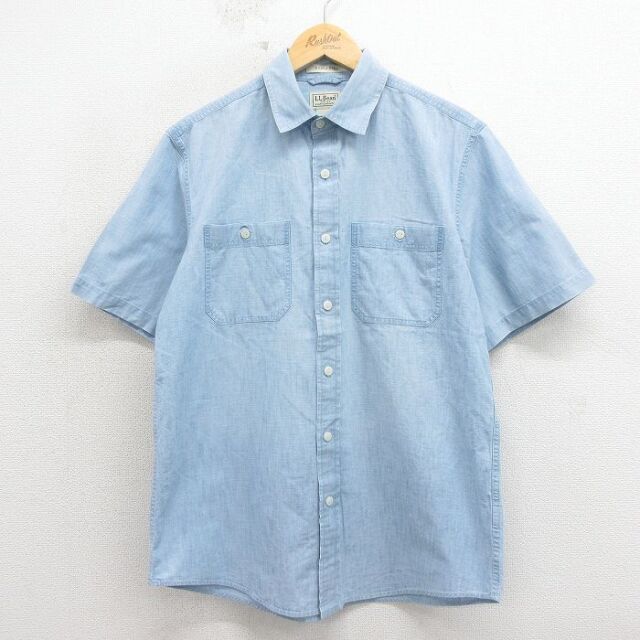 エルエルビーン 00s 半袖シャツ ネイビー メンズXL相当 | 古着