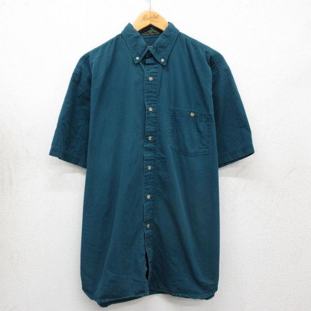 00s 半袖シャツ グリーン メンズL相当 | 古着