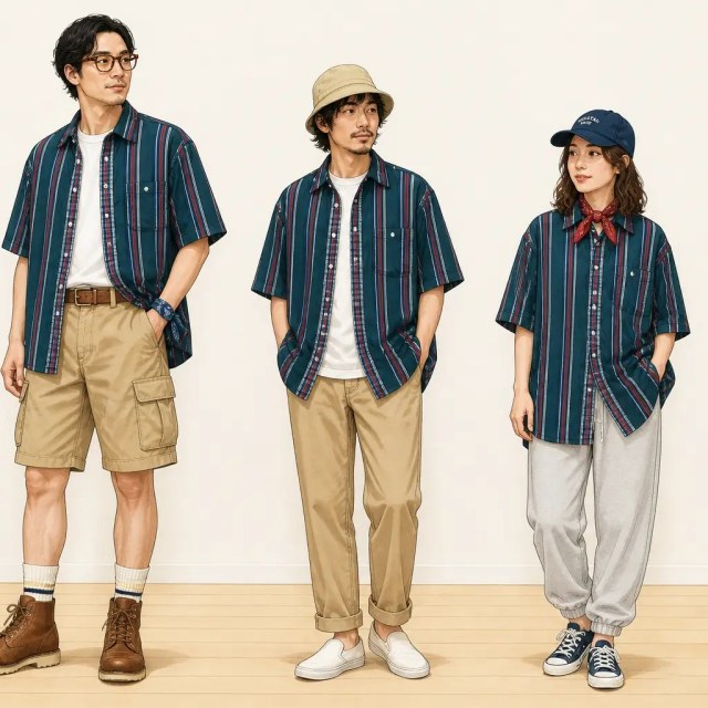 古着通販 XL☆古着 タウンクラフト 半袖 シャツ メンズ 90年代 90s 緑
