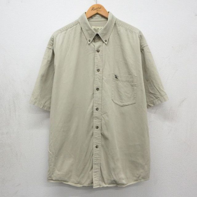 エディーバウアー 00s 半袖シャツ ベージュ メンズXL相当 | 古着