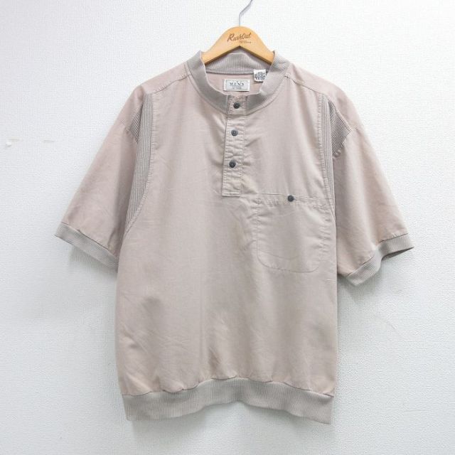 シアーズ 半袖トップス ベージュ メンズXL相当 | 古着