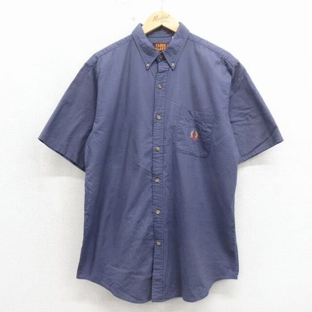 FADED GLORY 00s 半袖シャツ ネイビー メンズL相当 | 古着