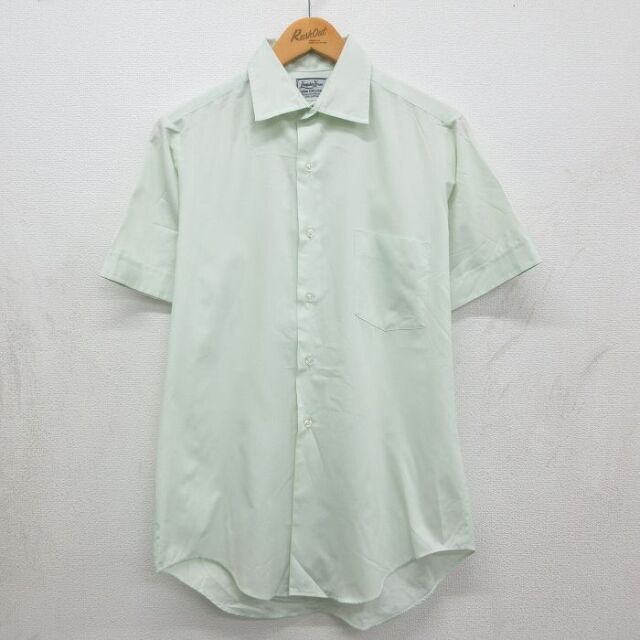 80s 半袖シャツ グリーン メンズM相当 | 古着