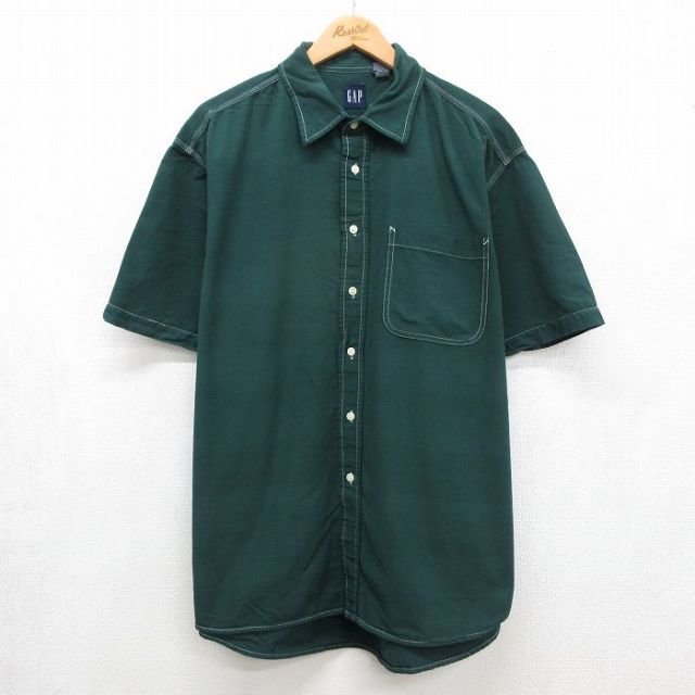 ギャップ 00s 半袖シャツ グリーン メンズXL相当 | 古着
