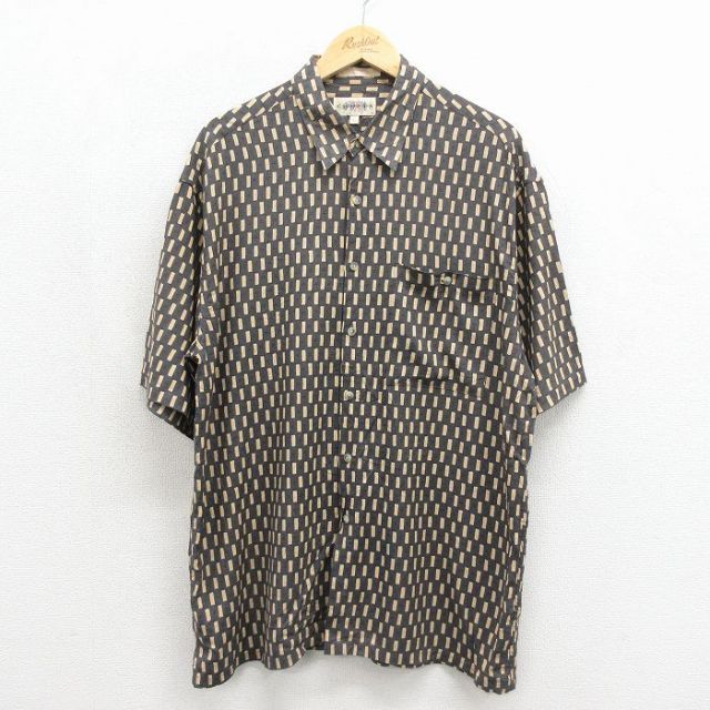 00s 半袖シャツ グレー メンズXL相当 | 古着
