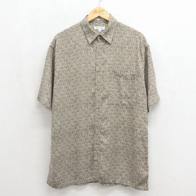 ピエールカルダン 半袖シャツ ベージュ メンズL相当 | 古着