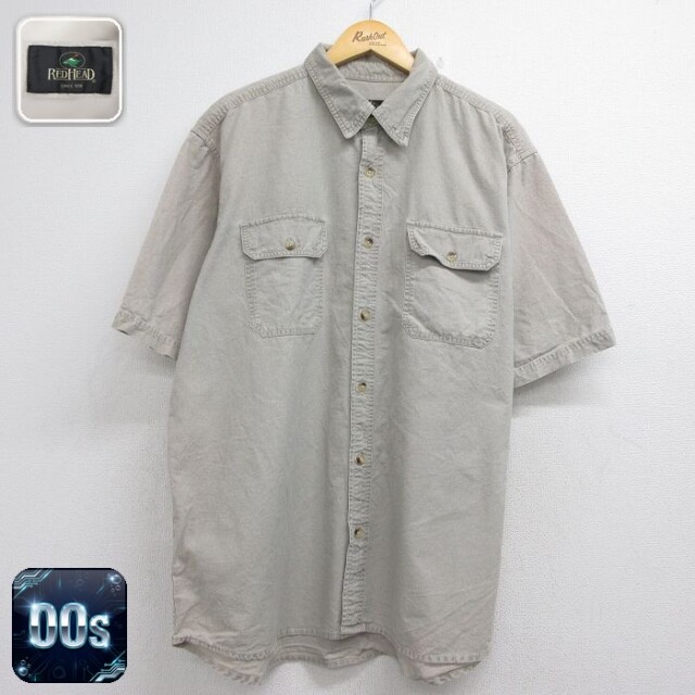レッドヘッド 00s 半袖シャツ ベージュ メンズXL相当 | 古着