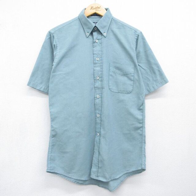 STAFFORD 90s 半袖シャツ ライトブルー メンズM相当 | 古着
