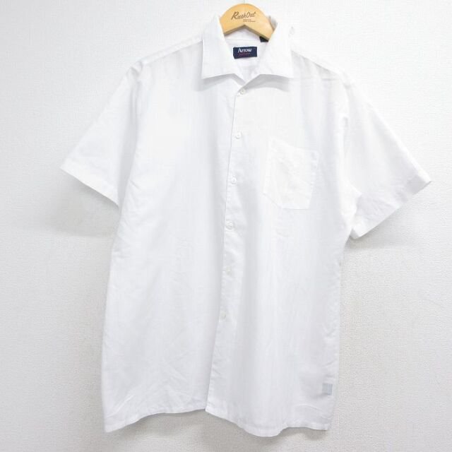 アロー 90s 半袖シャツ ホワイト メンズXL相当 | 古着