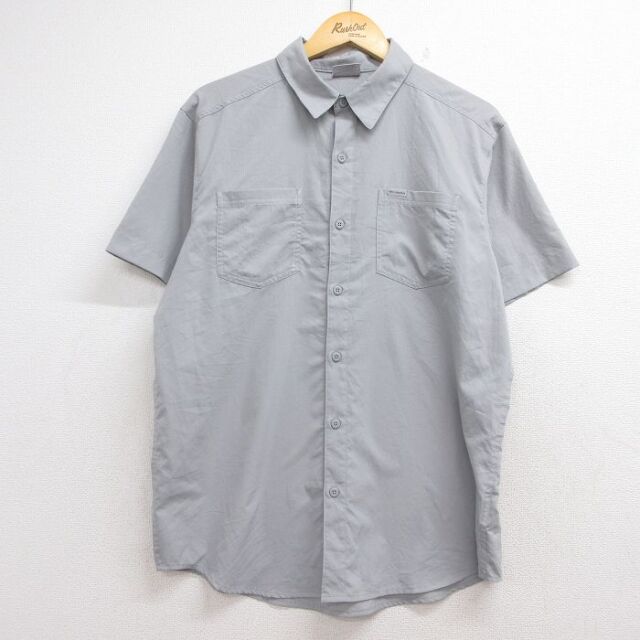 コロンビア 半袖シャツ グレー メンズL相当 | 古着