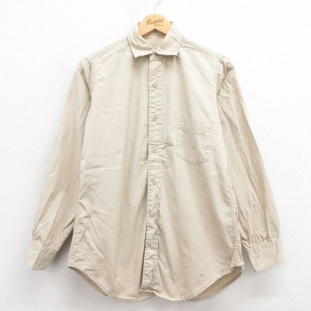 【50%OFF】60s ミリタリーシャツ ベージュ M | 古着