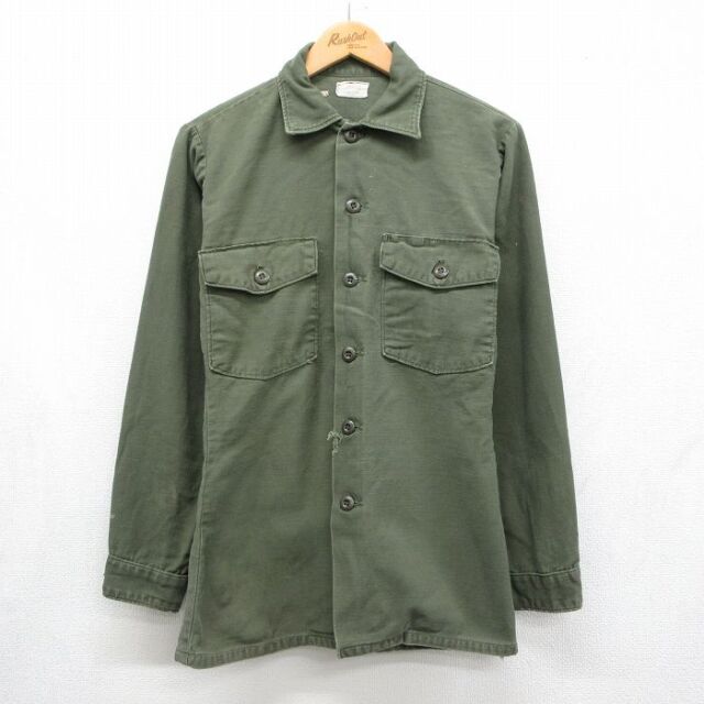 古着通販 S☆古着 アロー 長袖 ビンテージ シャツ メンズ 70年代 70s