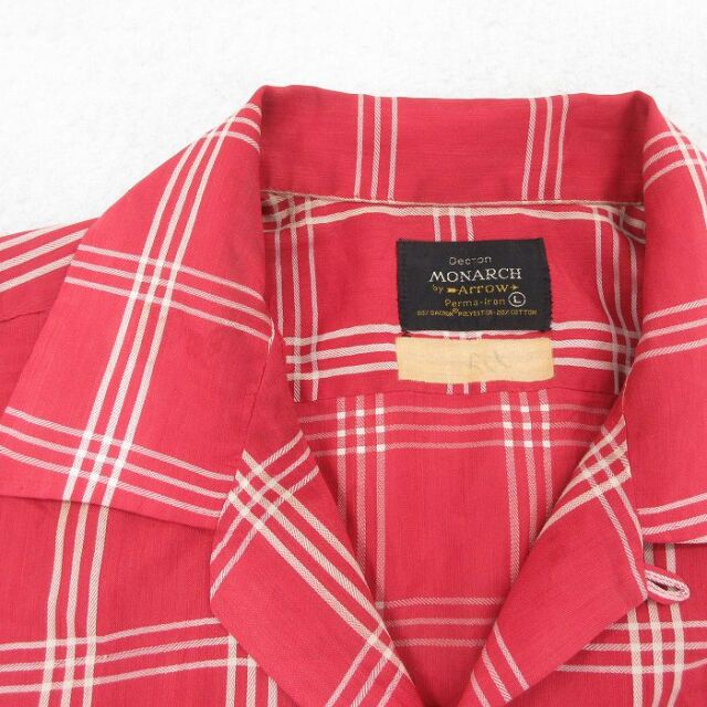 古着通販 XL☆古着 アロー 半袖 ビンテージ シャツ メンズ 60年代 60s