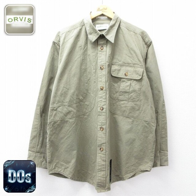 【50%OFF】00s 長袖シャツ グリーン XL | 古着