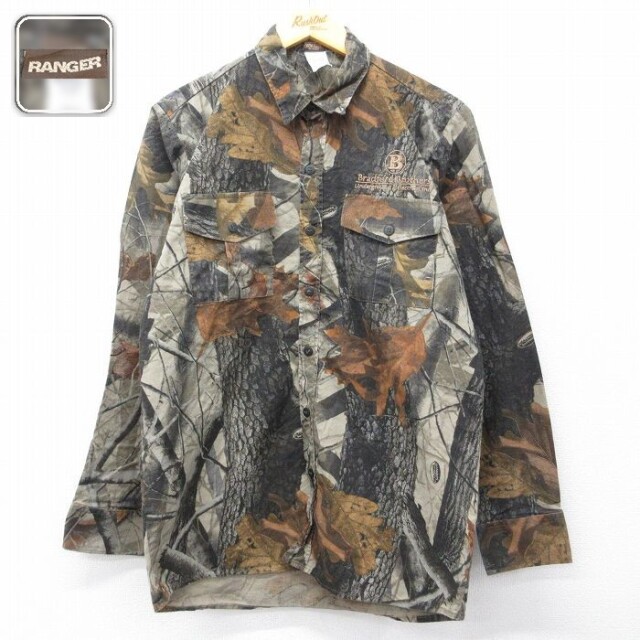 【50%OFF】Bradford 長袖ハンティングシャツ リアルツリー ブラウン L | 古着