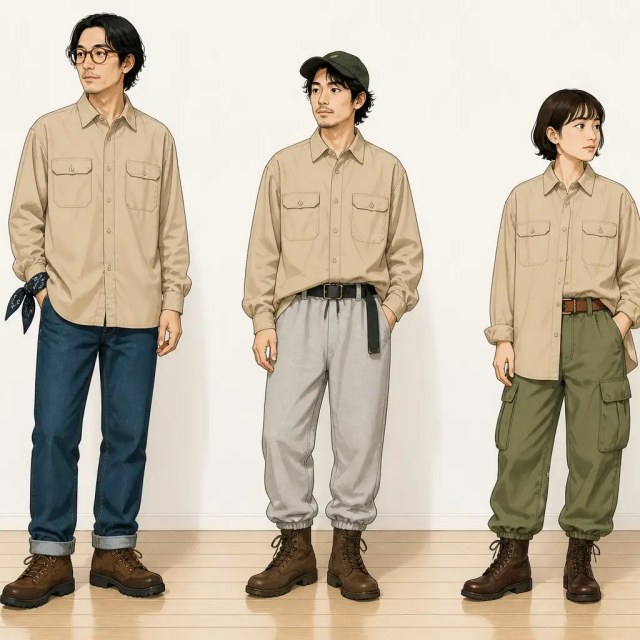 F*e様 PENNEY'S BIG MAC ワークシャツ　ベージュ 古着通販 XL☆古着 ビッグマック BIG MAC JCペニー 長袖 ワーク シャツ