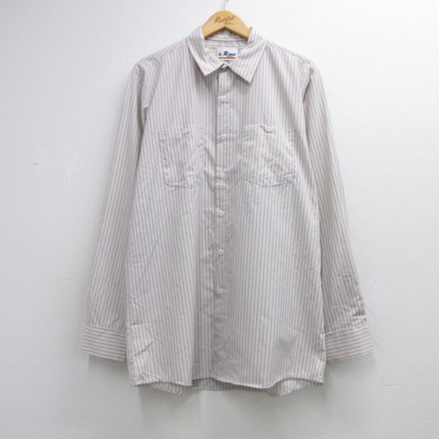 古着通販 XL☆古着 Rioco グレースト 長袖 シャツ メンズ 90年代 90s