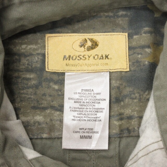 古着通販 L☆古着 MOSSY OAK 長袖 シャツ メンズ モッシーオーク