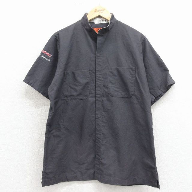 レッドキャップ 00s 半袖ワークシャツ GMC グレー メンズM相当 | 古着