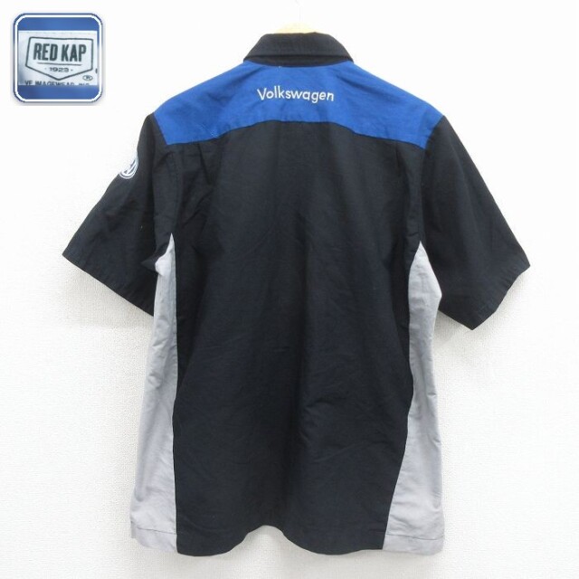 【20%OFF】レッドキャップ 半袖ワークシャツ ホルクスワーゲン ブラック メンズXL相当 | 古着