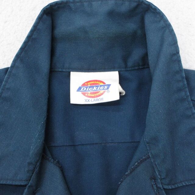 古着通販 XL☆古着 ディッキーズ 半袖 ワーク シャツ メンズ 90年代