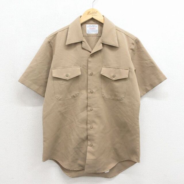 古着通販 L☆古着 半袖 ワーク シャツ メンズ 80年代 80s コカコーラ