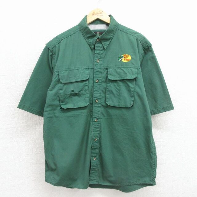 古着通販 XL☆古着 レッドキャップ ノースリーブ ワーク シャツ メンズ