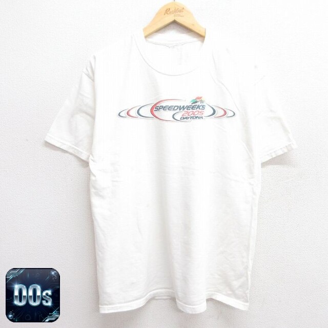 【50%OFF】00s 半袖Tシャツ NASCAR SPEEDWEEKS デイトナ ホワイト L | 古着