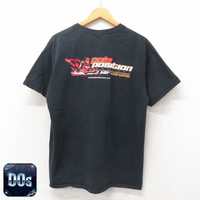 【50%OFF】00s 半袖Tシャツ レーシングカー ブラック L | 古着