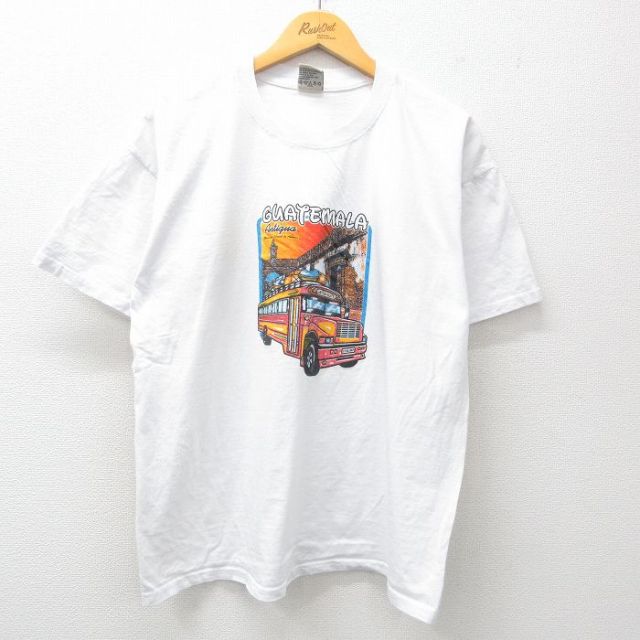 00s 半袖Tシャツ バス ホワイト XL | 古着