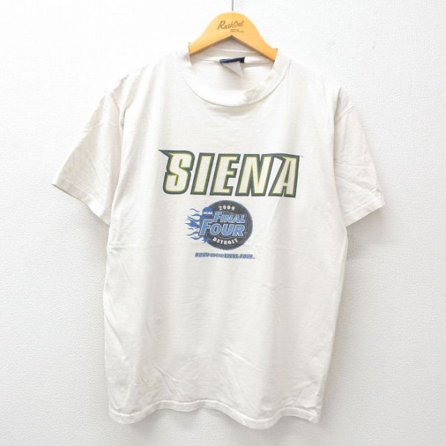 【50%OFF】ジャンスポーツ 00s 半袖Tシャツ バスケットボール ベージュ L | 古着