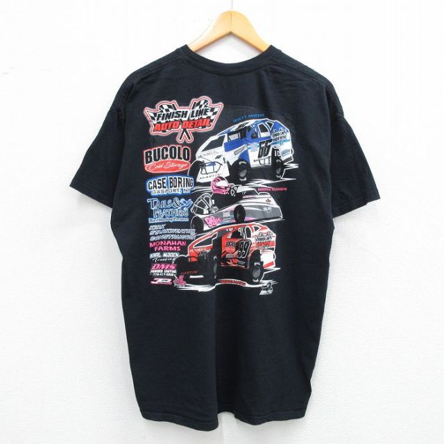 古着通販 XL☆古着 半袖 Tシャツ メンズ レーシングカー MARTIN クルー