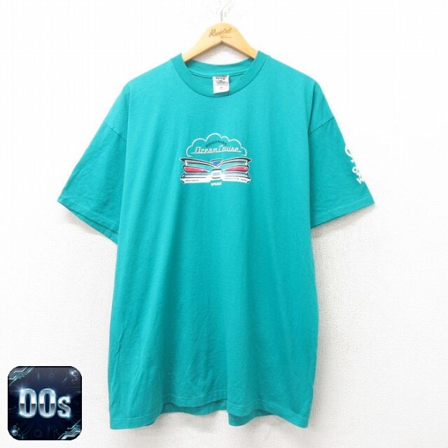 【50%OFF】フルーツオブザルーム 00s 半袖Tシャツ WOODWARD ライトブルー XL | 古着