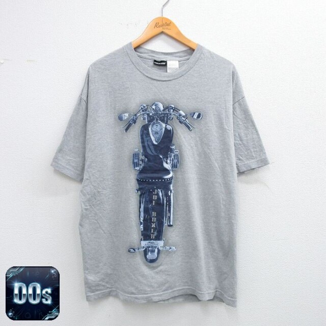 【50%OFF】00s 半袖Tシャツ バイク グレー XL | 古着