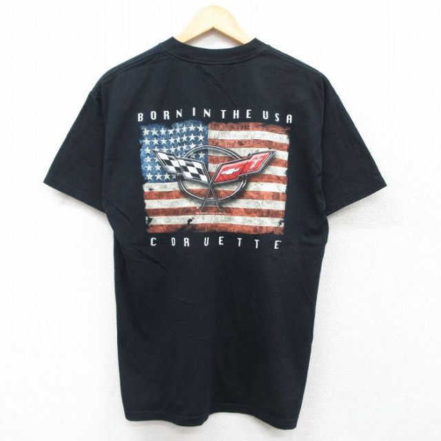 シボレー コルベット 00s 半袖Tシャツ ブラック M | 古着