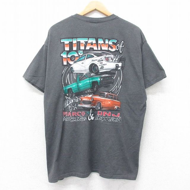 半袖Tシャツ TITANS OF 10.5 グレー XL | 古着