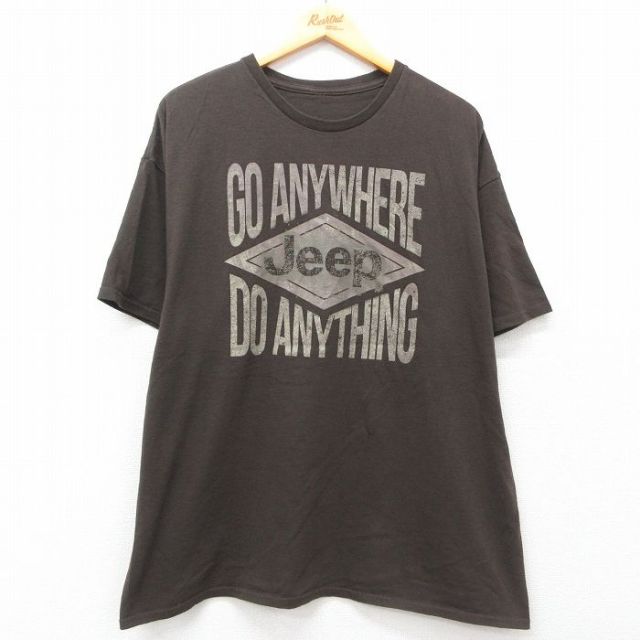 ジープ 半袖Tシャツ ブラウン XL | 古着