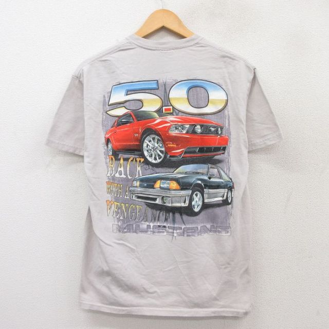 00s 半袖Tシャツ ムスタング グレー M | 古着
